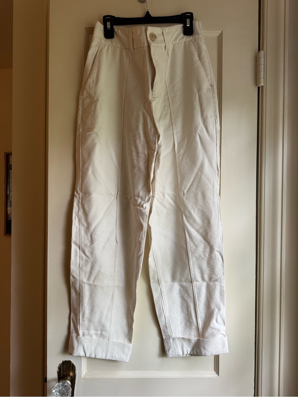 a new day Cream Straight-Leg Chinos